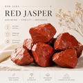 Natural Red Jasper raw stones by Raw Aura
