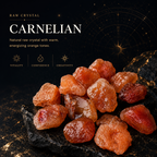 Natural Carnelian raw stones by Raw Aura