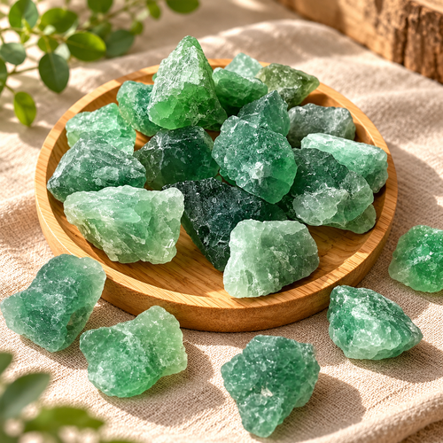 Green Fluorite Raw Crystal